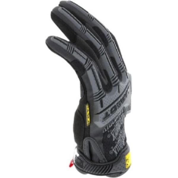 M-Pact Impact Resistant Work Gloves, Vibration Absorption, TPR, Black/Gray, Large, 1 Pair