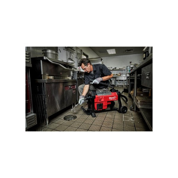 200 ft Cordless Drain Cleaning Machine, 18.0 V