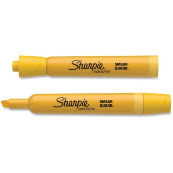 Highlighter, Wide Barrel, Yellow, PK12