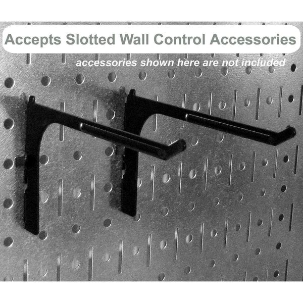 Industrial Pegboard Paint Organizer - Steel Peg Board