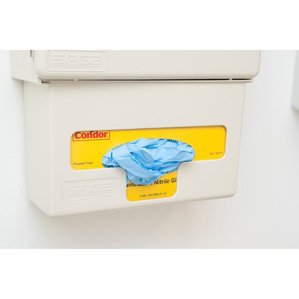 Disposable Gloves, Nitrile, Powder-Free, 3 mil, Blue, Medium (Size 8), 100 Pack