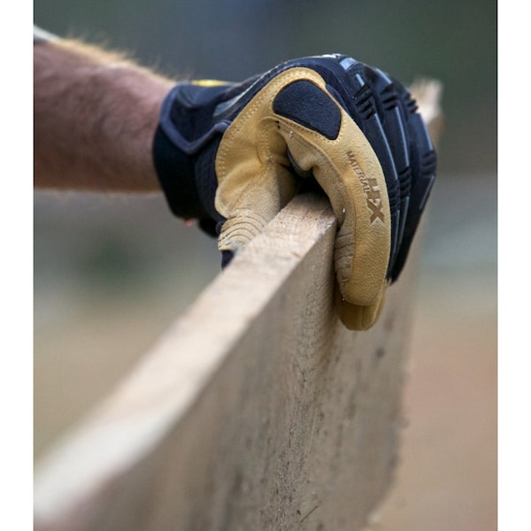 Impact Gloves, XL, Black, PR