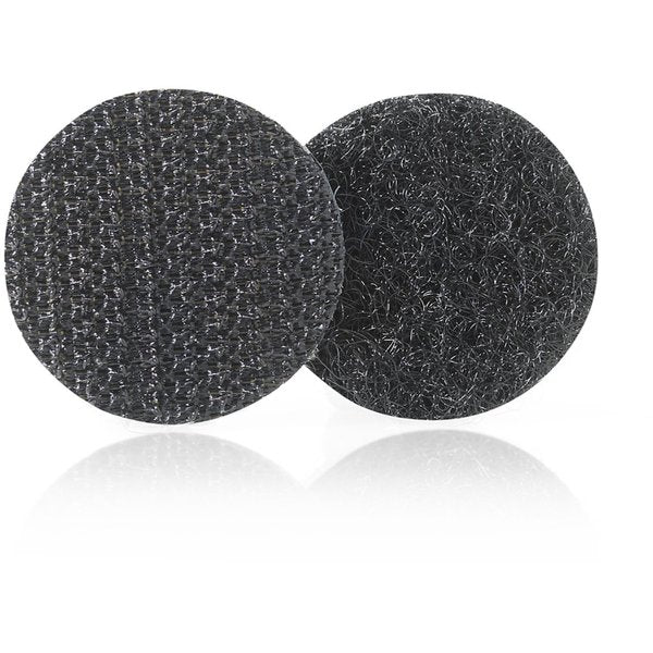 Reclosable Fastener, Disc, Rubber Adhesive, 3/4 in, Beige, 200 PK