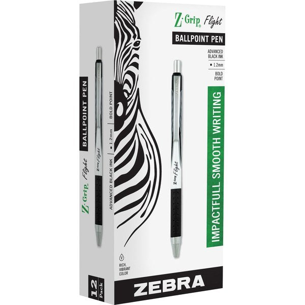 Pen, Z-Grip, Flight, Rt, 1.2Mm, PK12