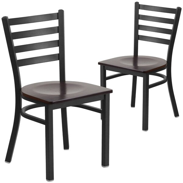 Black Ladder Chair-Wal Seat