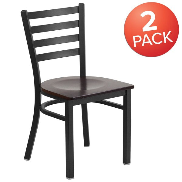 Black Ladder Chair-Wal Seat