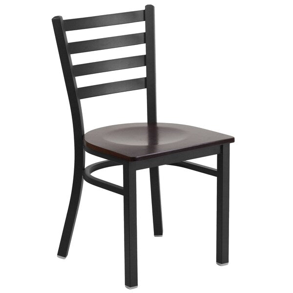 Black Ladder Chair-Wal Seat