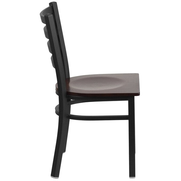 Black Ladder Chair-Wal Seat