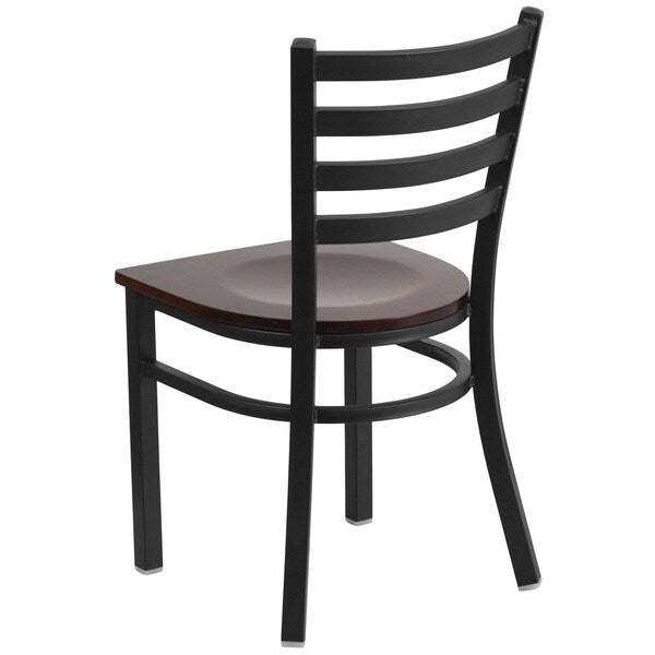 Black Ladder Chair-Wal Seat