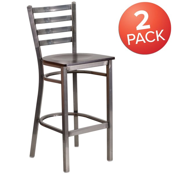Clear Ladder Stool-Wal Seat