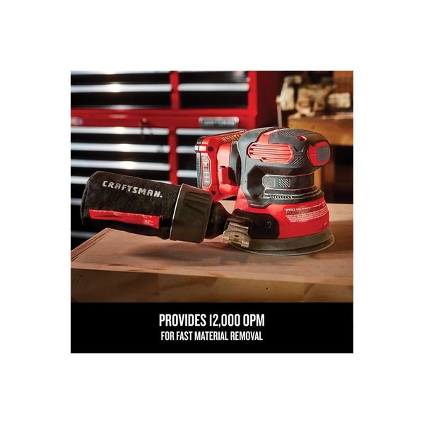 Cordless Random Orbit Sander Tool Only