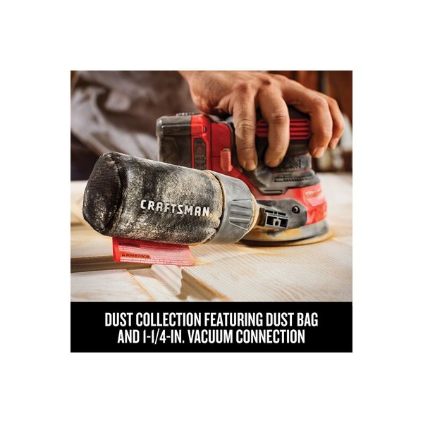 Cordless Random Orbit Sander Tool Only