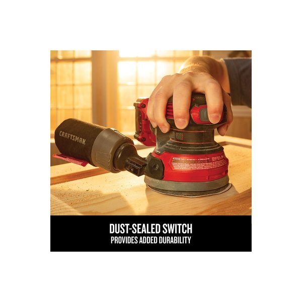 Cordless Random Orbit Sander Tool Only