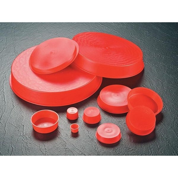 Plastic Tapered Cap Plug, Red, T-12X