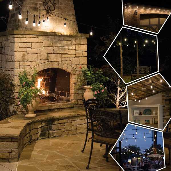 Cafe Lights, 48 ft., 24 Bulb