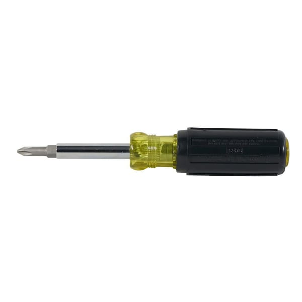 Multi-Bit Screwdriver / Nut Driver, 5-in-1, Phillips, Slotted Bits