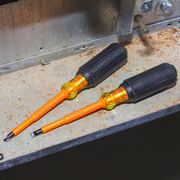 ESD Safe Insulated Screwdriver Set, Slotted/Phillips Tip, 1000V insulated, 2-Piece