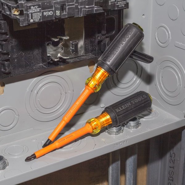 ESD Safe Insulated Screwdriver Set, Slotted/Phillips Tip, 1000V insulated, 2-Piece