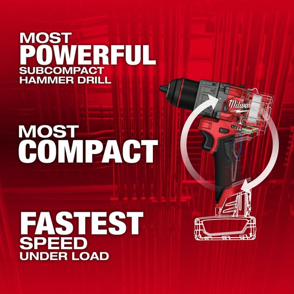 M12 FUEL 1/2 in. Hammer Drill/Driver (Tool Only)