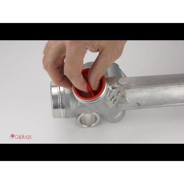 Plastic Tapered Plug, CPT-2, Red, PK5000