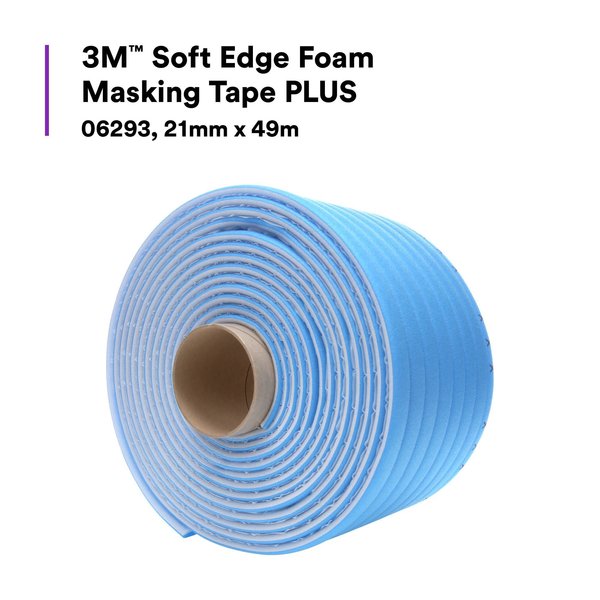 Masking Tape PLUS, Soft Edge Foam, 21mm