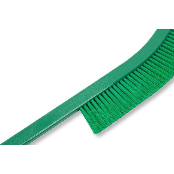 0.5 in W Radiator Style Brush, Green, Polypropylene