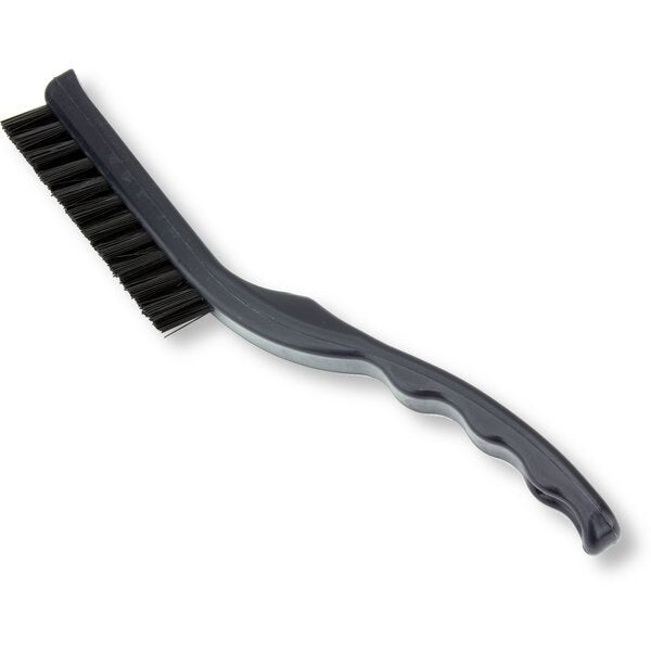 0.88 in W Detail Brush, Black, Polypropylene