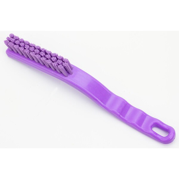 0.88 in W Detail Brush, Purple, Polypropylene