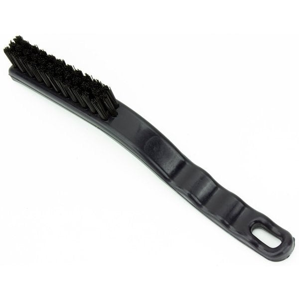 0.88 in W Detail Brush, Black, Polypropylene