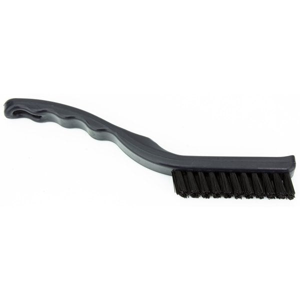 0.88 in W Detail Brush, Black, Polypropylene