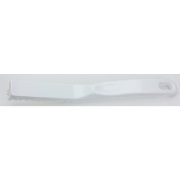0.88 in W Detail Brush, White, Polypropylene