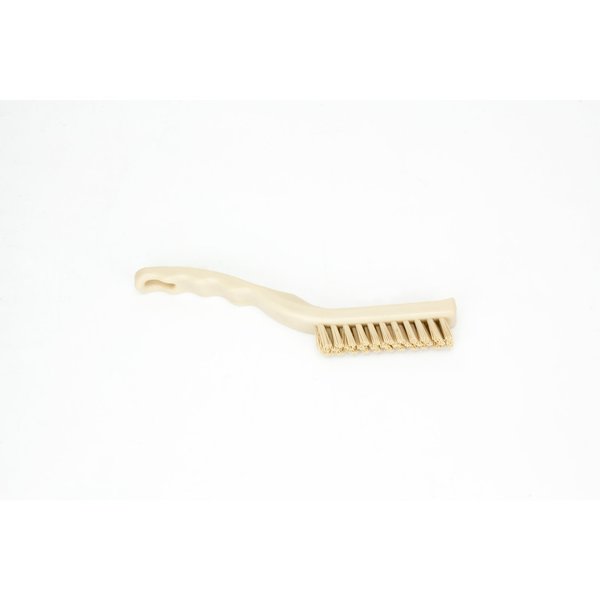 0.88 in W Detail Brush, Tan, Polypropylene