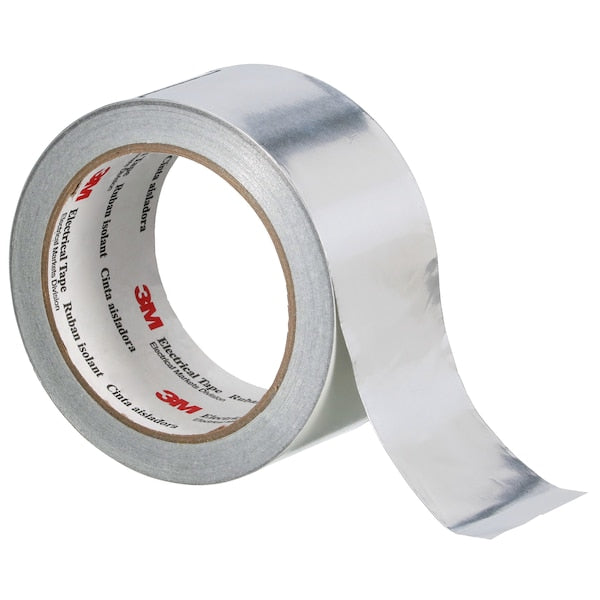 EMI Shielding Tape, 2 x 54 ft, Silver, PK5