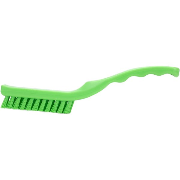 0.88 in W Detail Brush, Lime, Polypropylene