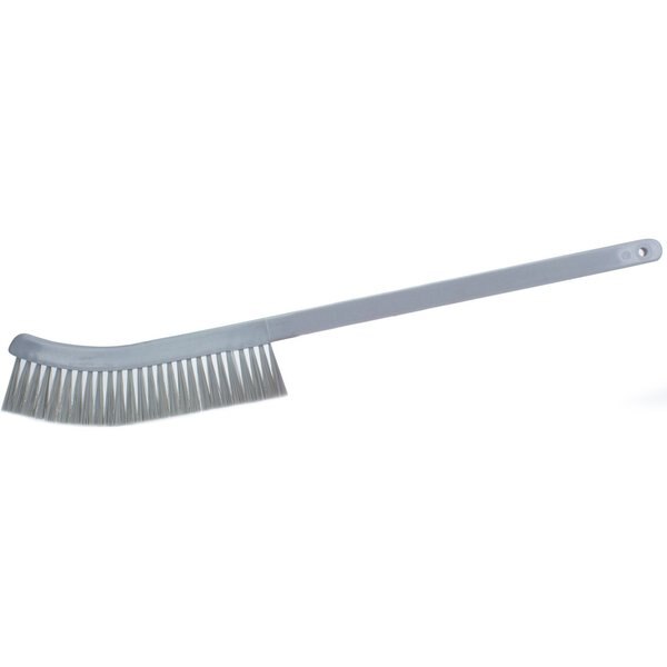 0.5 in W Radiator Style Brush, Gray, Polypropylene