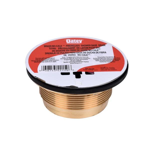 Shower Drain, 140 Series Brass, No Calk