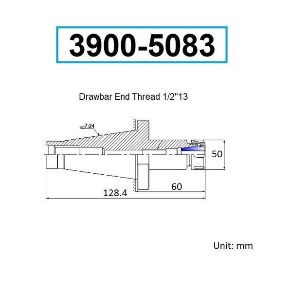 #30 NMTB ER-32 Collet Chuck-Drawbar End