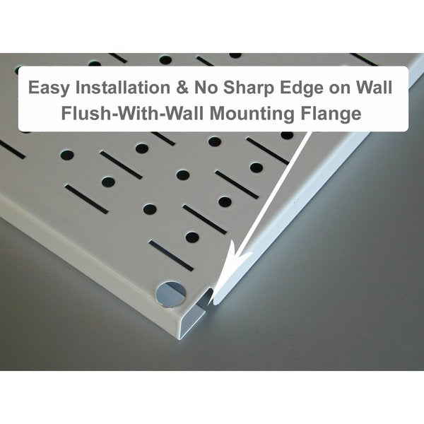 Industrial Pegboard Paint Organizer - Steel Peg Board