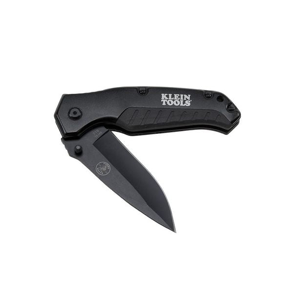 Pocket Knife Black Drop-Point Blade, Drop Point, 8.203