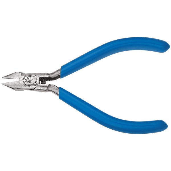 Diagonal Cutting Pliers, Electronics, Tapered Nose, Mini Jaw, 4-Inch