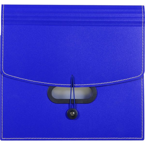Ladder Expand File, 13-Pocket, Blue