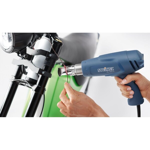 Heat Gun, Electric Powered, 120V AC, Dual Temp. Setting, 1,300 W Watt, Pistol Handle