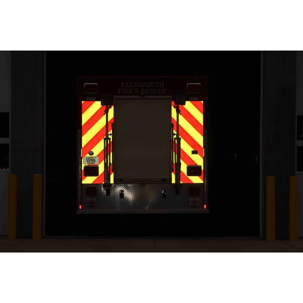 Reflective Tape, Truck and Trailer, 4 in W