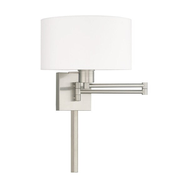 Swing Arm Wall Lamps 1 Light Brushed Nic