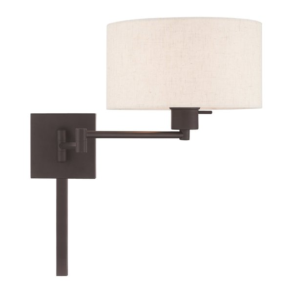 Swing Arm Wall Lamps 1 Light Bronze Swing Arm Wall Lamp