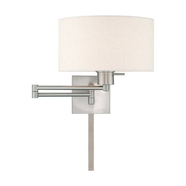 Swing Arm Wall Lamps 1 Light Brushed Nic