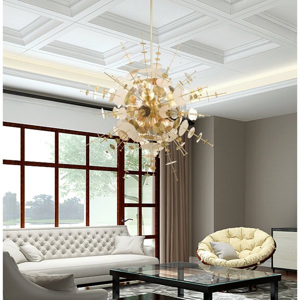 Circulo 12 Light Satin Brass Grand Foyer