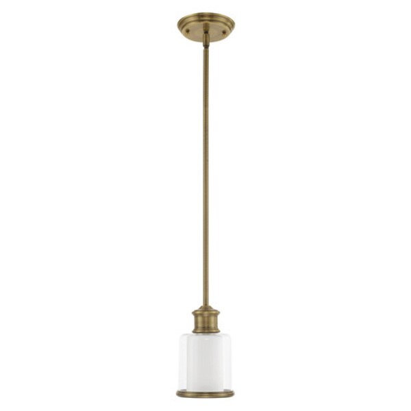Middlebush 1 Light Antique Brass Mini Pe