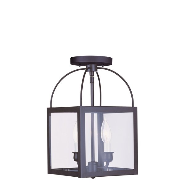 Milford 2 Light Bronze Convertible Mini