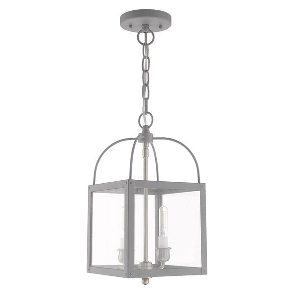 Milford 2 Light Nordic Gray Convertible Mini Pendant/Ceiling Mount